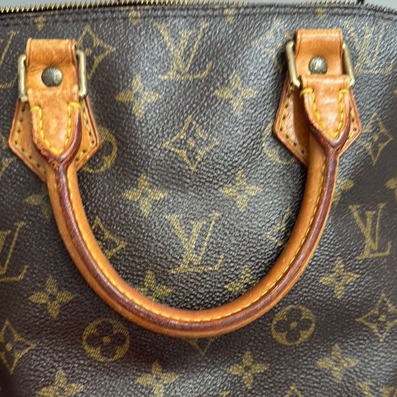 Louis Vuitton Brown and Tan Monogram Satchel - Picture 4 of 14